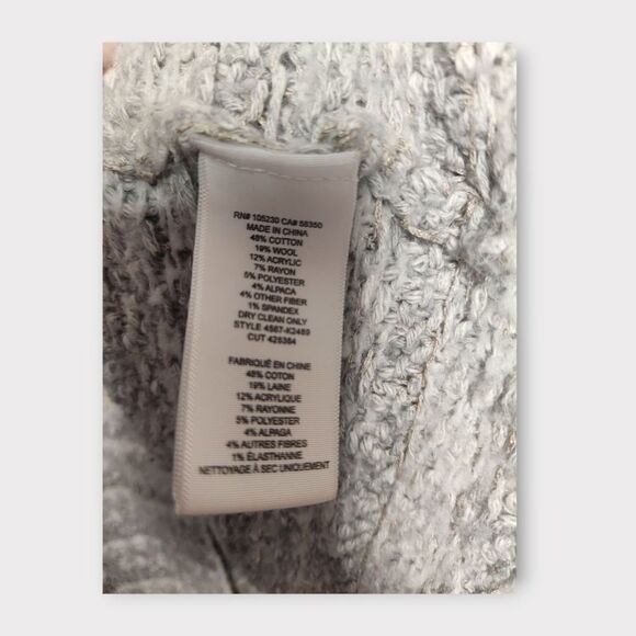 Joie Oversized Lerado Boucle Open Front Cardigan S - Picture 4 of 6